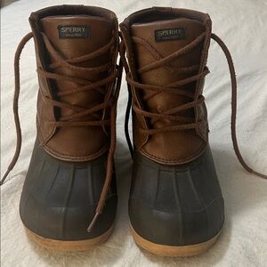 Sperry Two-Tone Leather Duck Boots